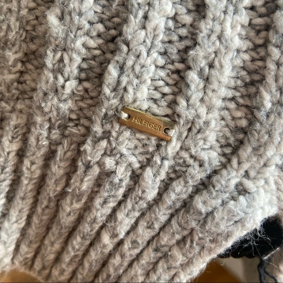 Tommy Hilfiger cable knit sweater hi lo hem  S - Picture 5 of 9